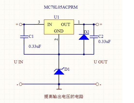 提高输出电压的电路图