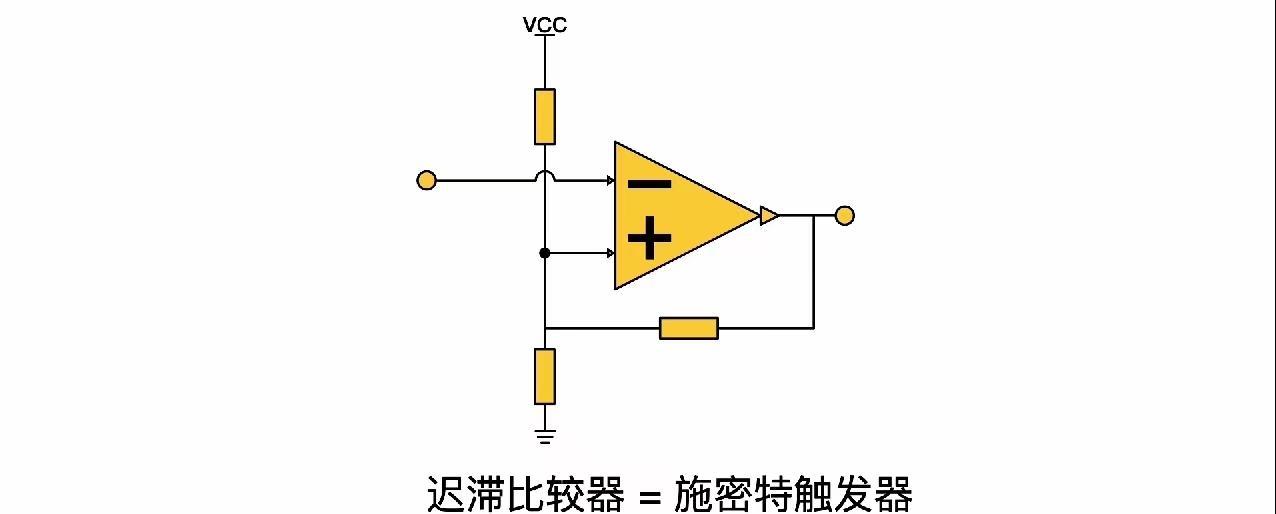 一个器件把模拟波形转化为方波！施密特触发器的工作原理？