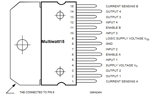 意法半导体(STMicroelectronics)_L298N介绍_规格参数_优缺点_引脚_工作原理_封装_应用