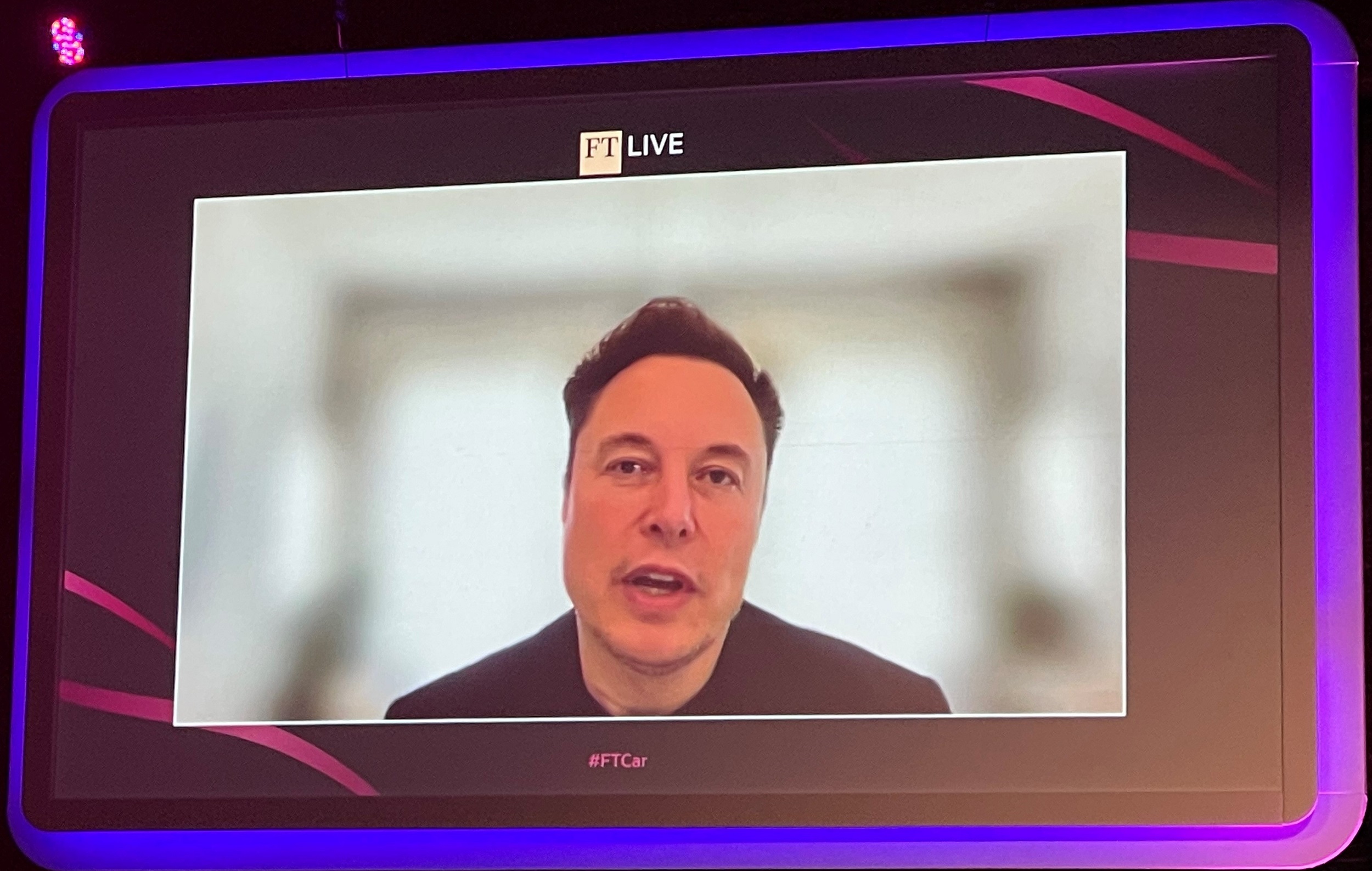FT car conference - Elon Musk - Tesla