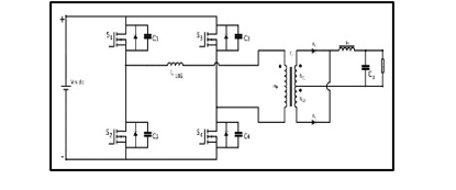 full-bridge phase shift, unidirectional converter.