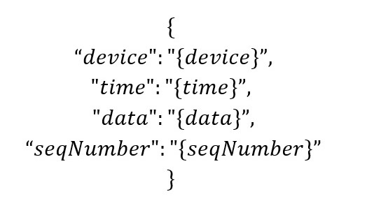 NDS Cognitive Labs JSON format