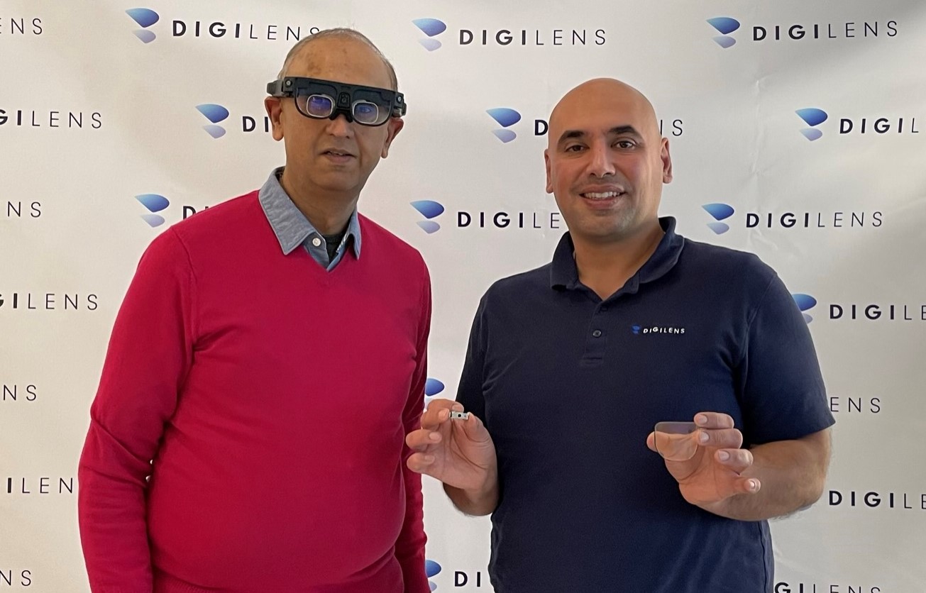 Nitin Dahad and Nima Shams - DigiLens - at CES 2023