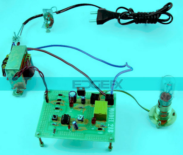 Time Delay Based Relay Operated Load Project Kit