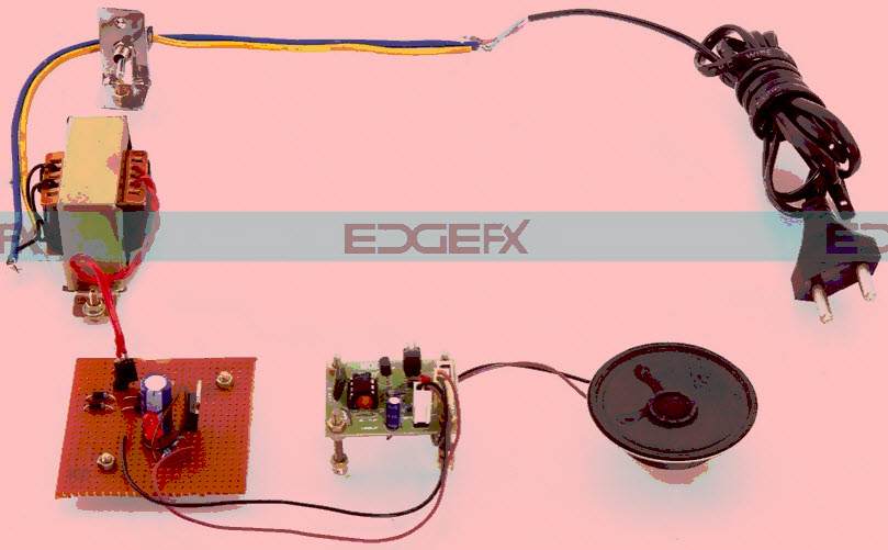 Wire Loop Breaking Alarm Signal Project Kit