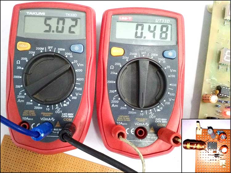 使用MC34063的3.7V至5V升压转换器电路