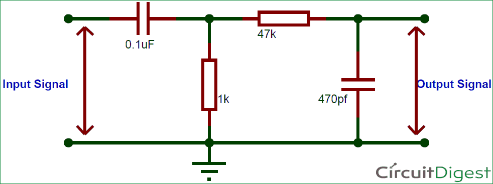 Band Pass Filter Circuit Diagram