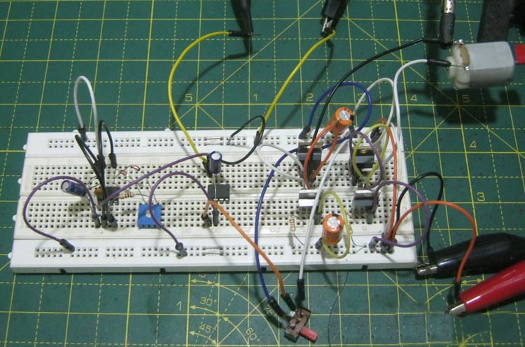 使用MOSFET的简单H桥电机驱动电路