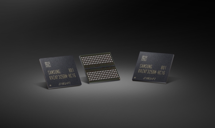 Samsung's 16 Gb GDDR6 DRAM.