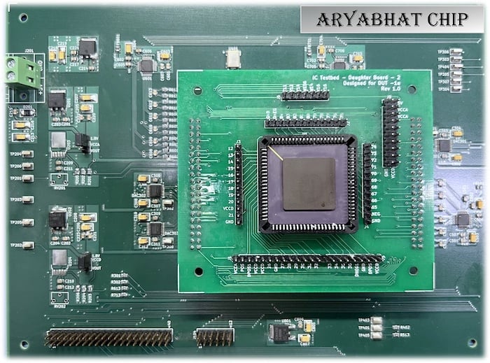 Test setup for the chip built off of the proposed analog framework.