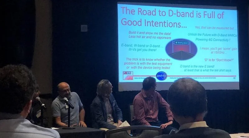 Representatives from semiconductor and measurement companies answered designer questions regarding their feelings toward D-band, and how their organizations may bring it into the mainstream.