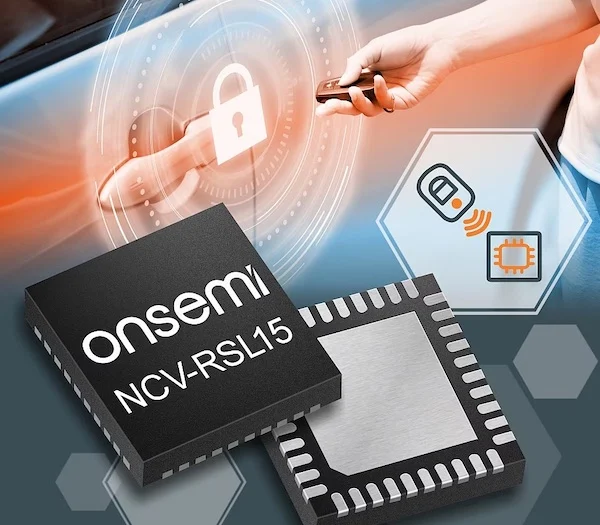 Onsemi calls its NCV-RSL15 a power-efficient automotive wireless MCU.