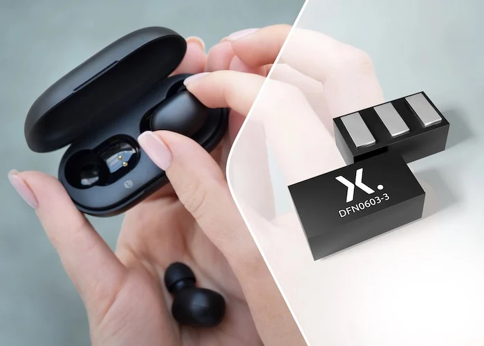 Nexperia targets next-gen wearables with tiny DFN-packaged MOSFET.