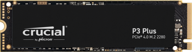 NAND flash is the leading technology for today's SDDs, such as this Crucial P3 Gen3 NVMe SSD.