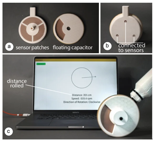 Distance-measuring wheel