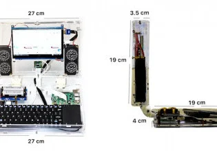 在Raspberry Pi SBC上运行的DIY模块化笔记本电脑