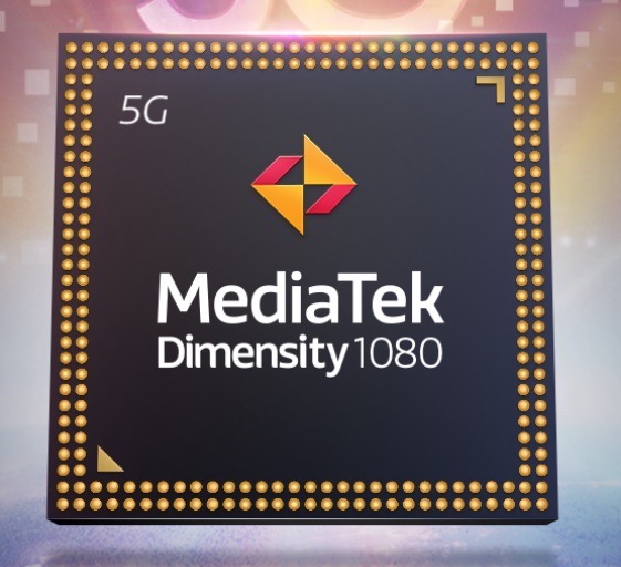 Rendering of the Dimensity 1080 SoC.