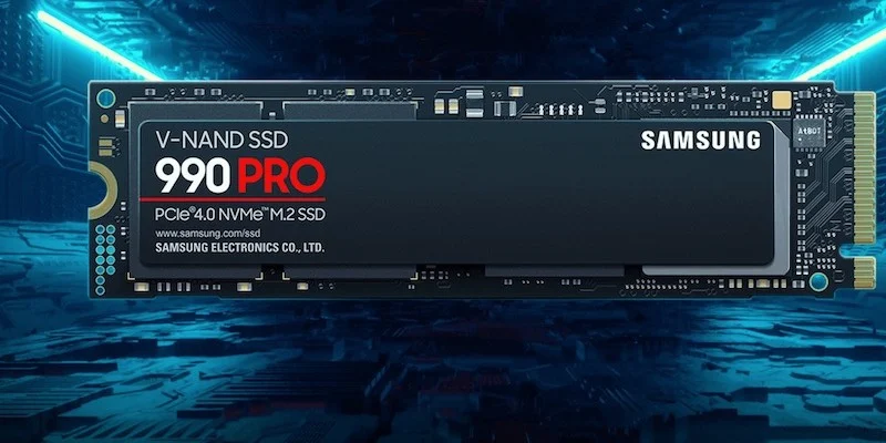 Optimized for gaming, the 990 PRO is an NVMe SSD based on PCIe 4.0.