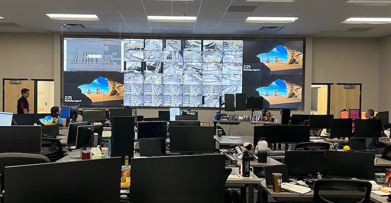 The Control Room monitors the movement and flow of the operations of the PDCe facility.