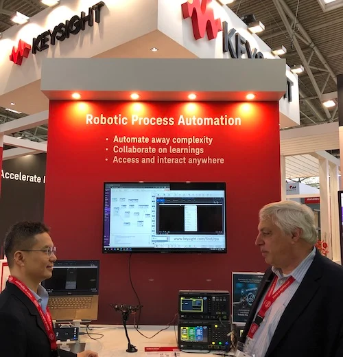 Keysight’s Hau-Jiun Chen talks with All About Circuits’ Jeff Child about the company’s no-code Robotic Process Automation (RPA) technology.