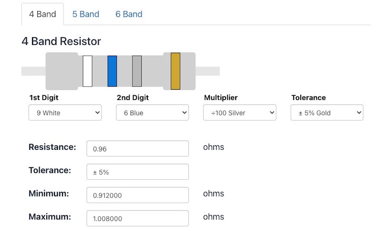 Our Resistor Color Code Calculator helps you read resistor color code values.