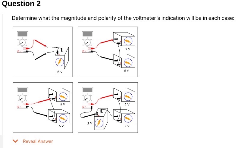 Example of a question from our All About Circuits Engineering Worksheets