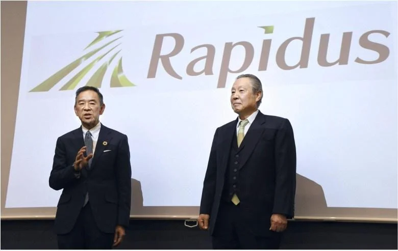 Rapidus President Atsuyoshi Koike and Chairman Tetsuro Higashi