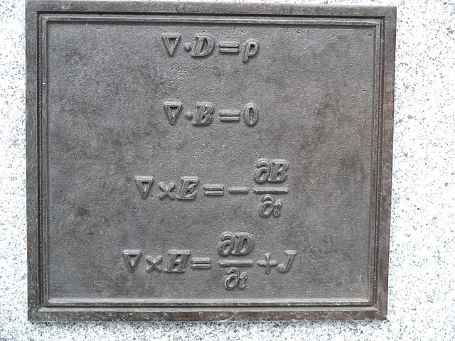The four Maxwell equations simplified by Heaviside