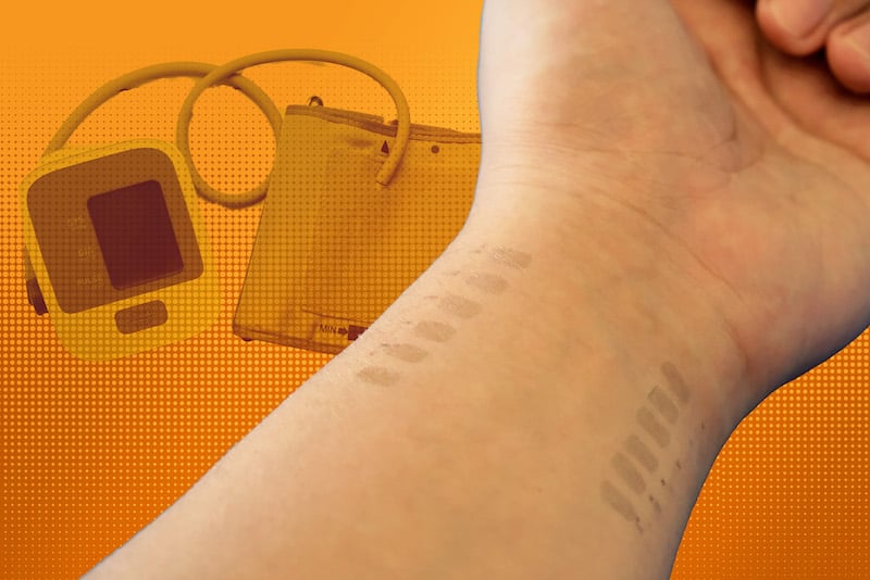 The e-tattoo was developed by UT Austin researchers.