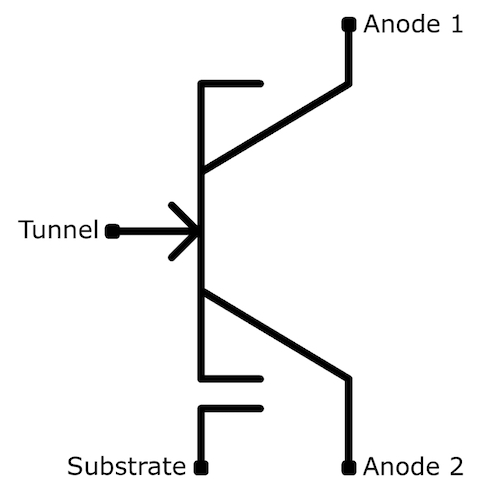 Zpolar transistor