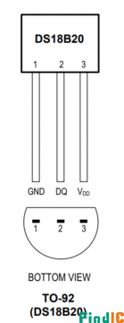 DS18B20引脚图