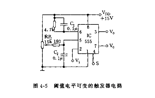 555阀值电平可变的触发器电路_久芯网
