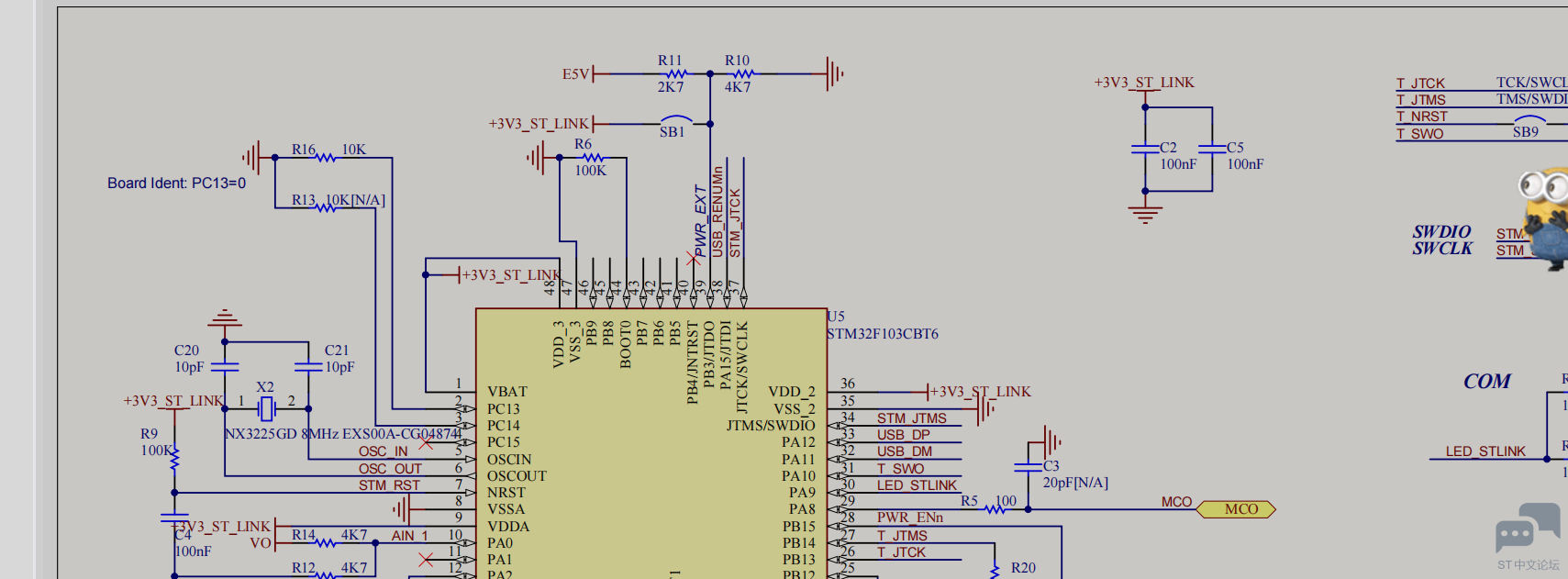 stm32L031电路原理图问题 [相关图片]