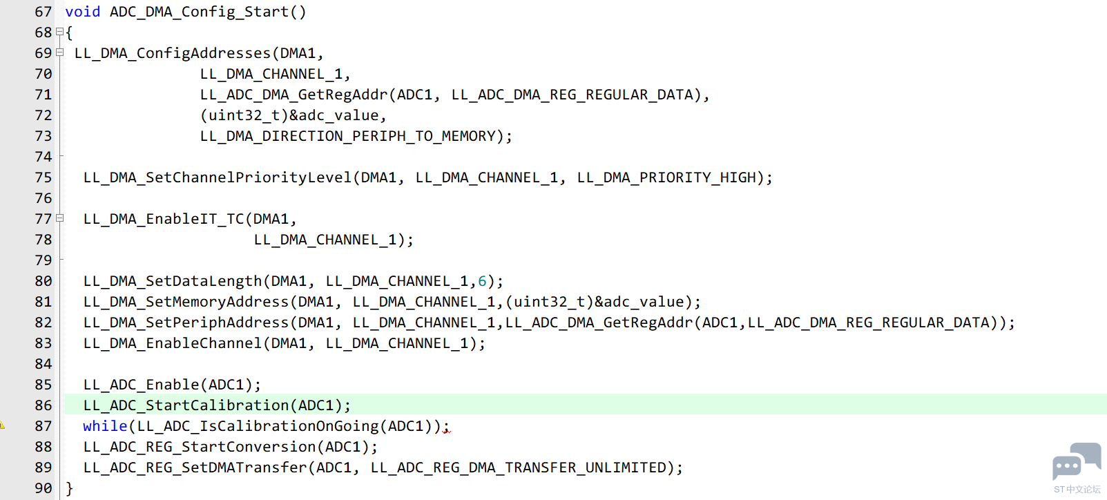 2023我的第一篇帖子-使用adc-dma读取不到数据。 [相关图片]