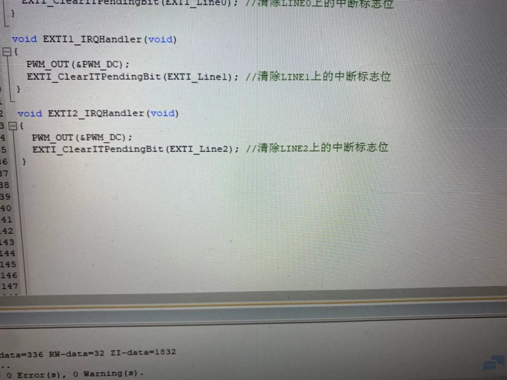 stm32f103的pwm复位后无输出 [相关图片]