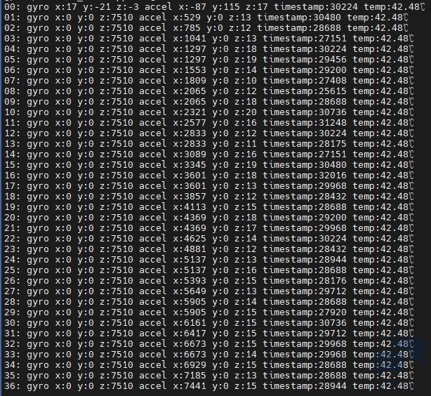 使用LSM6DS3TR-C的FIFO，读取数据出错 [相关图片]