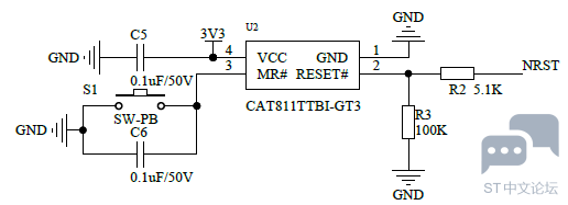 STM32L476RET6复位电路异常 [相关图片]