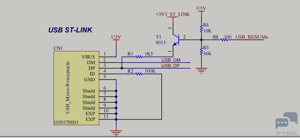 原理图中的microusb问题 L031K6T6nucleo [相关图片]
