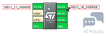 STM32G031J6Mx为什么在CubeMX中无法选择ADC通道18 [相关图片]