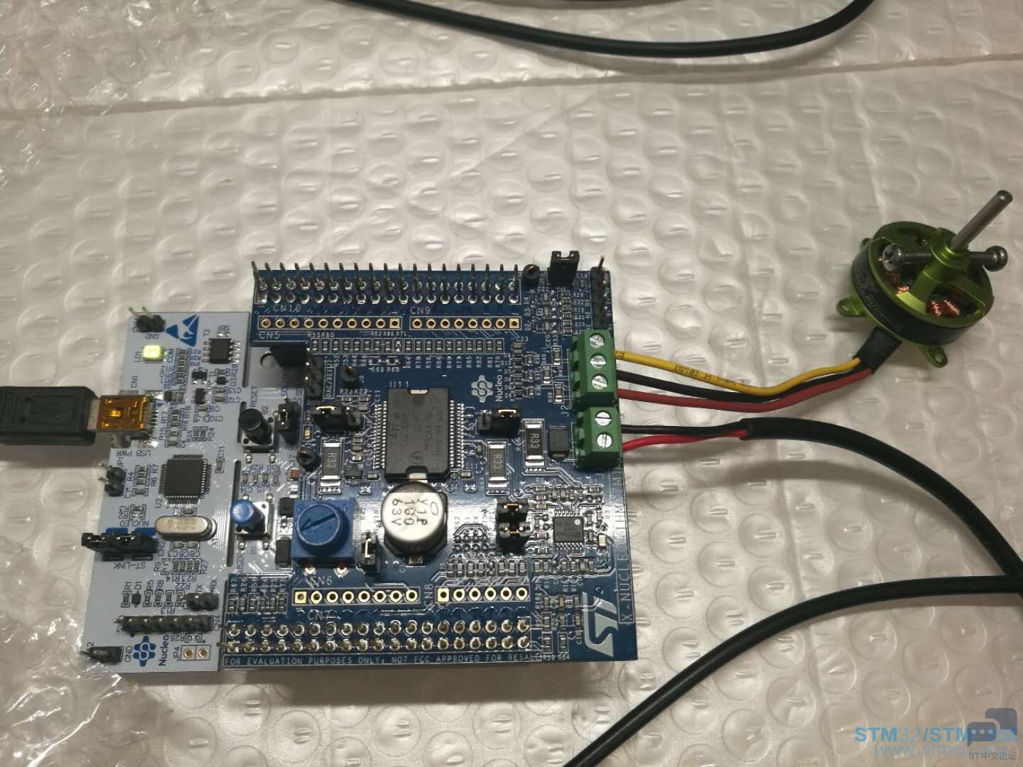 P-NUCLEO-IHM001套件，用motorprofiler测完电机参数后，如何通过STM32CubeMX和keil来实现电机参数测量？ [相关图片]