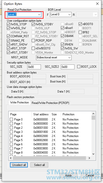 STM32G4 FLASH全为0x00,这么容易出问题吗？是否还有救 [相关图片]
