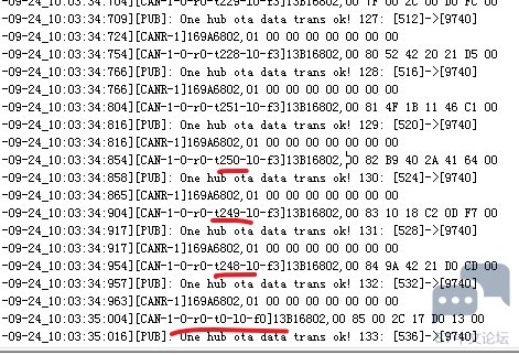 STM32L471 CAN通信中TEC计数器到了250逼近255，为何突然CAN_ESR寄存器全部清空了？ [相关图片]