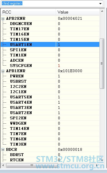 STM32F030CC USART时钟配置手册和IAR不一致 [相关图片]