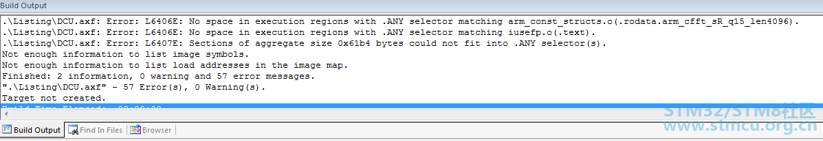 STM32F0（16KB RAM） DSP库函数使用问题求助 [相关图片]