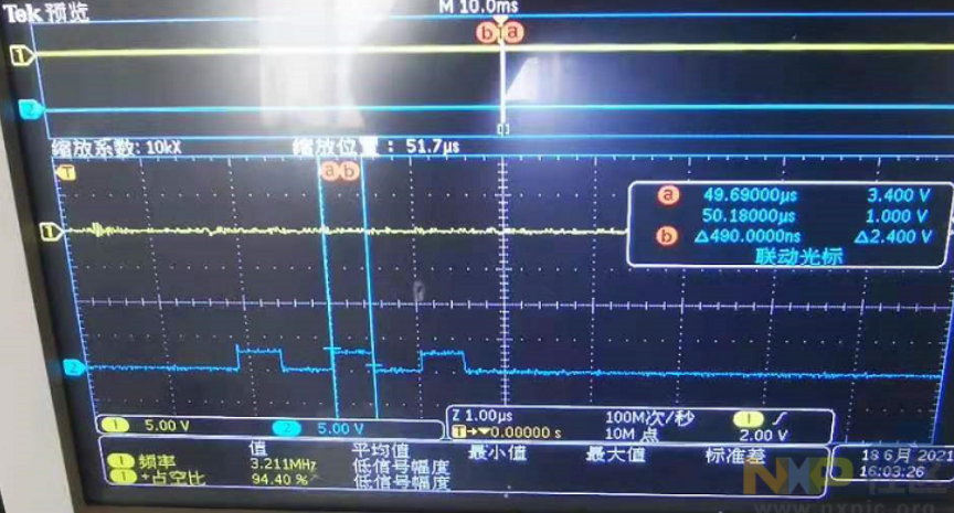 STM32F103输入捕获测量2脉冲上升沿间隔问题？ [相关图片]
