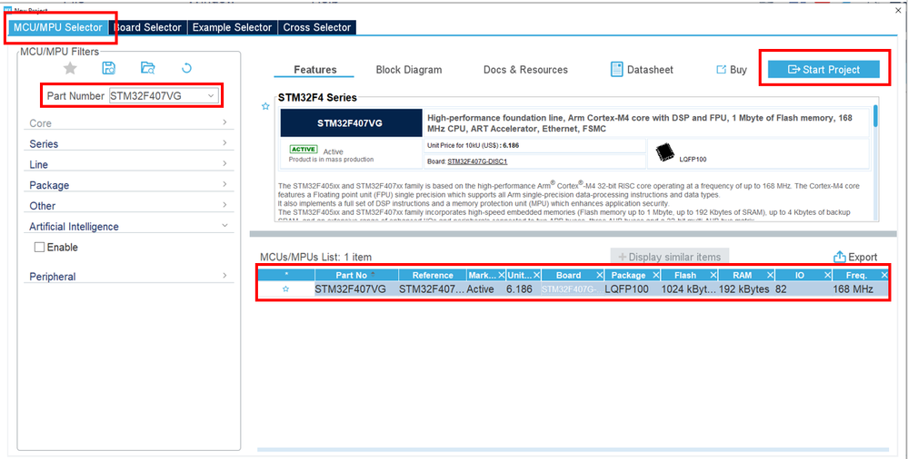 如何使用STM32CubeMX从一个STM32切换到另一个