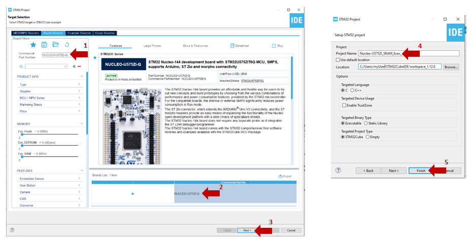 如何使用STM32CubeIDE在SRAM内存中放置和执行STM32代码。